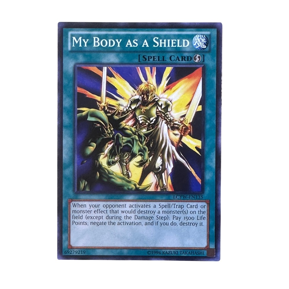 Konami Yu-Gi-Oh Card My Body as a Shield‎ LCYW-EN135 Ultra Rare 1st